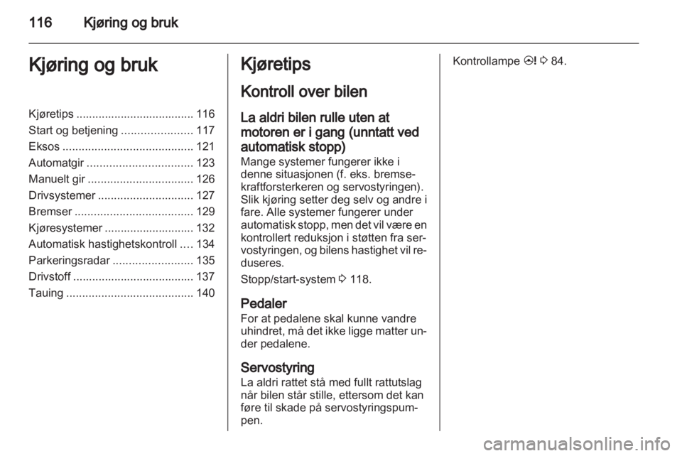 OPEL ANTARA 2013.5  Instruksjonsbok 