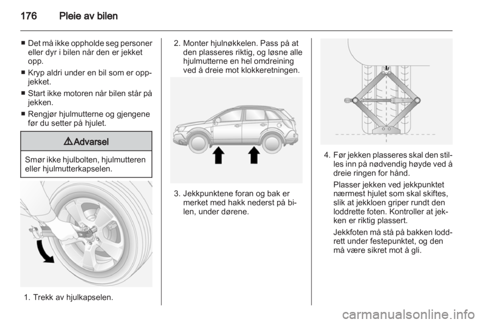OPEL ANTARA 2013.5  Instruksjonsbok 