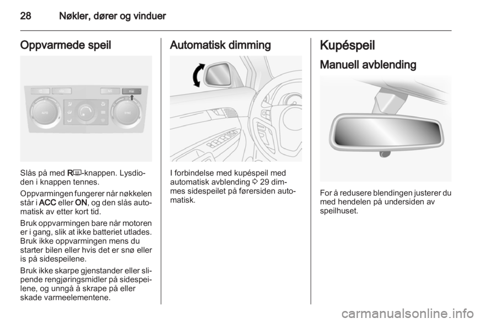 OPEL ANTARA 2013.5  Instruksjonsbok 