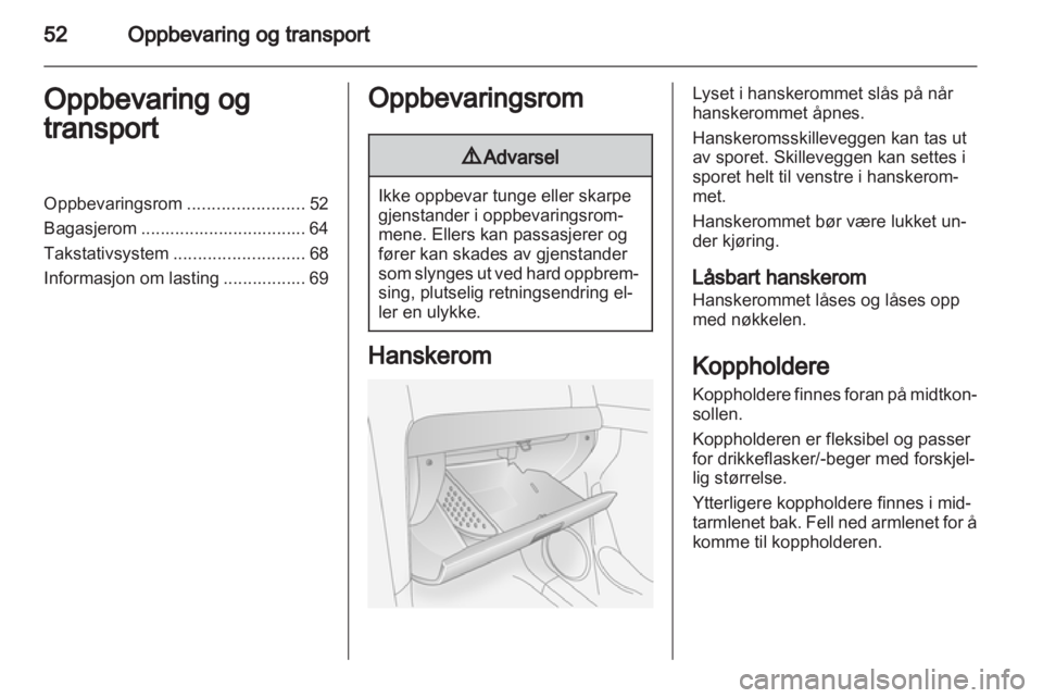 OPEL ANTARA 2013.5  Instruksjonsbok 