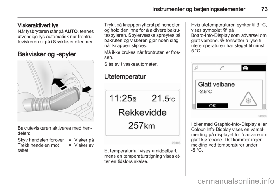 OPEL ANTARA 2013.5  Instruksjonsbok 
