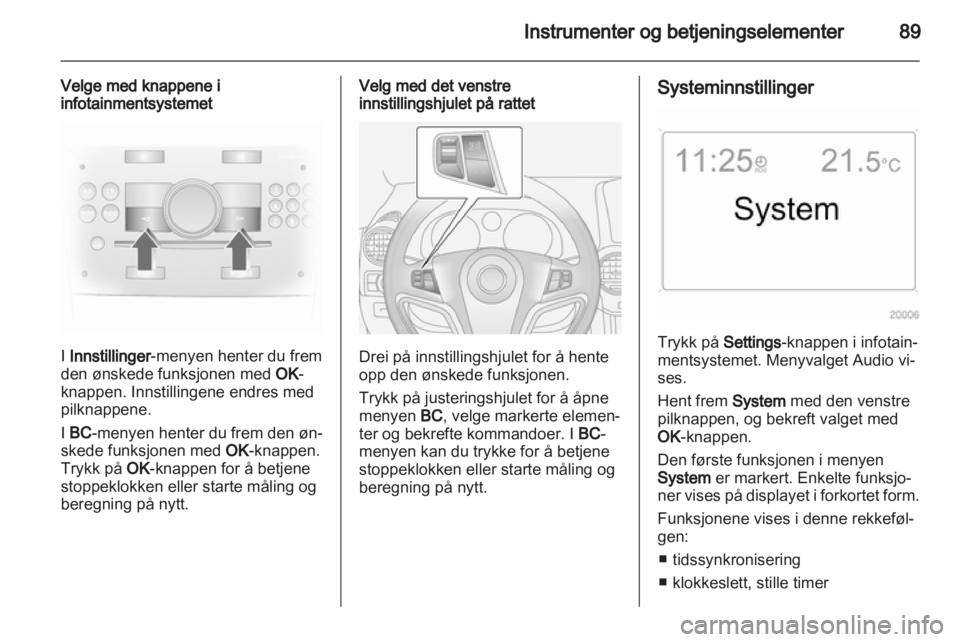 OPEL ANTARA 2013.5  Instruksjonsbok 