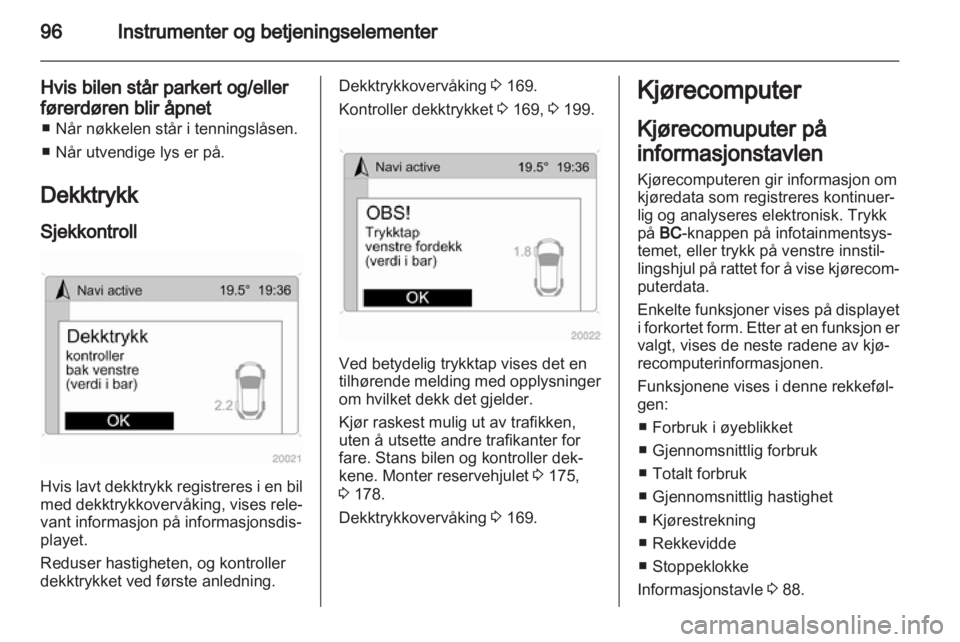 OPEL ANTARA 2013.5  Instruksjonsbok 
