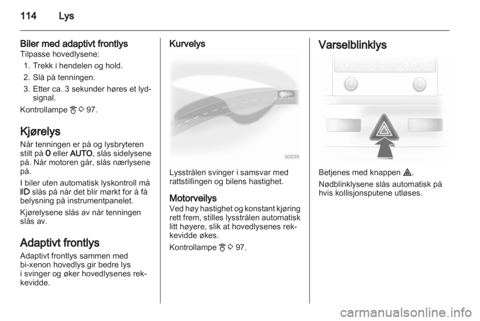OPEL ASTRA H 2011  Instruksjonsbok 