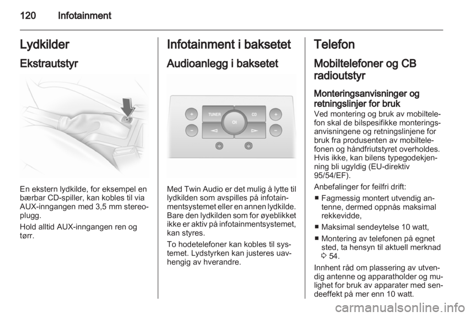 OPEL ASTRA H 2011  Instruksjonsbok 