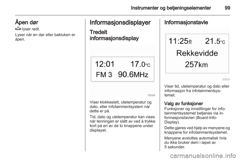 OPEL ASTRA H 2011.5  Instruksjonsbok 