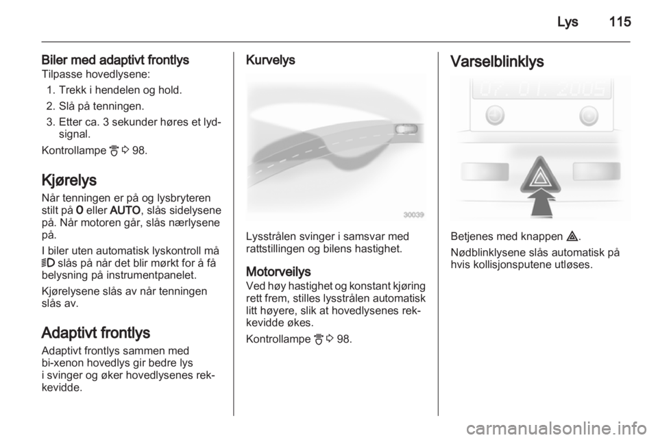 OPEL ASTRA H 2012  Instruksjonsbok 