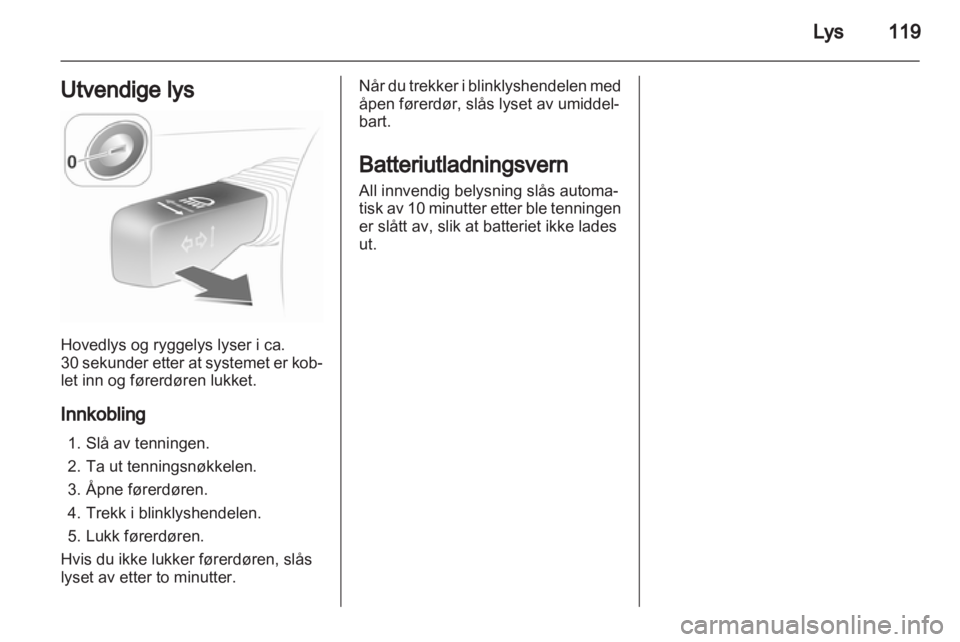 OPEL ASTRA H 2012  Instruksjonsbok 
