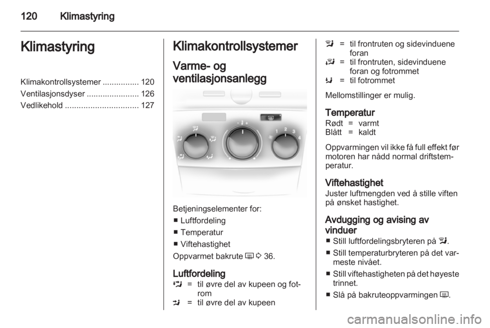 OPEL ASTRA H 2012  Instruksjonsbok 