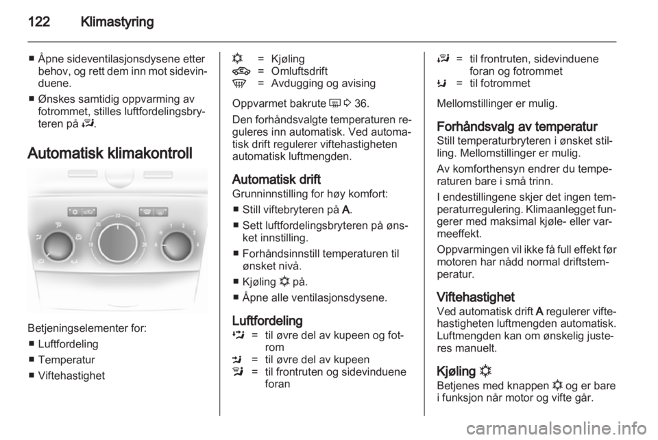 OPEL ASTRA H 2012  Instruksjonsbok 