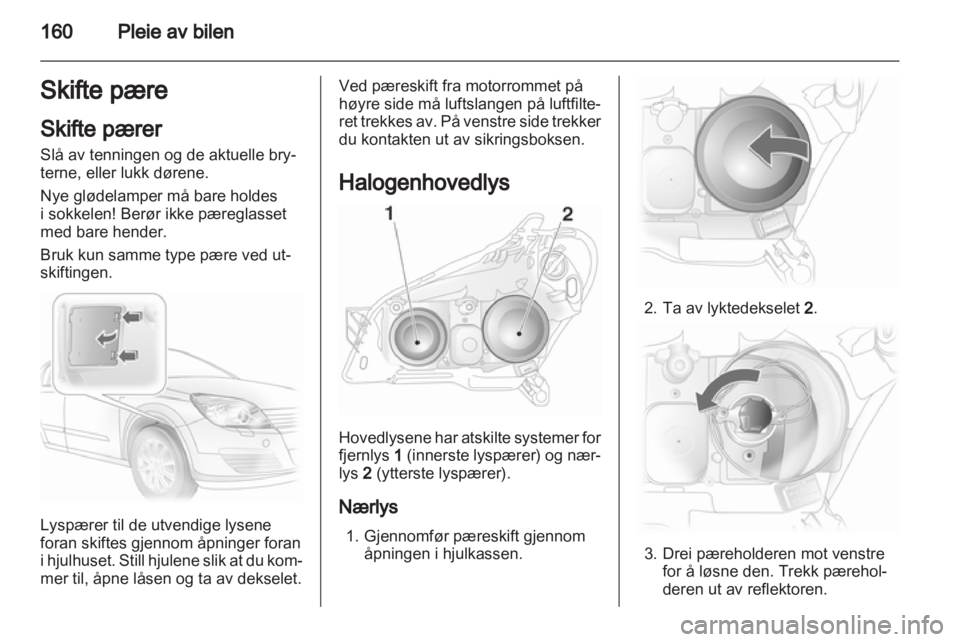 OPEL ASTRA H 2012  Instruksjonsbok 