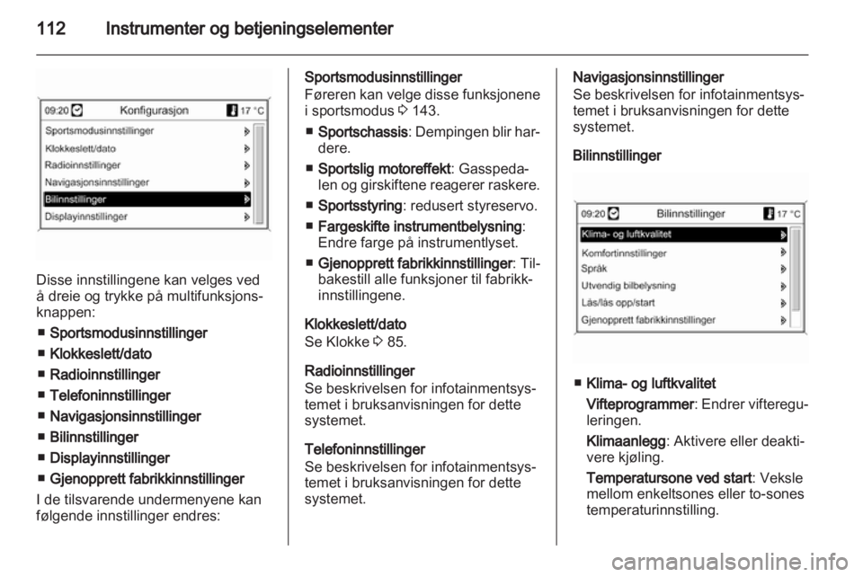 OPEL ASTRA J 2011  Instruksjonsbok 