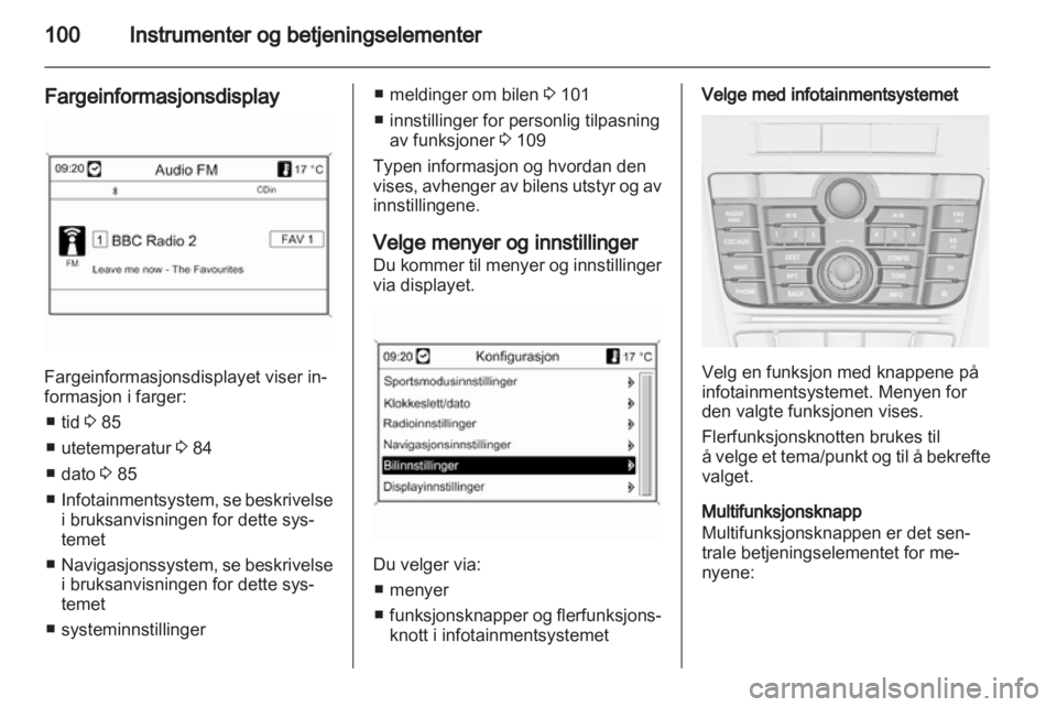OPEL ASTRA J 2011  Instruksjonsbok 