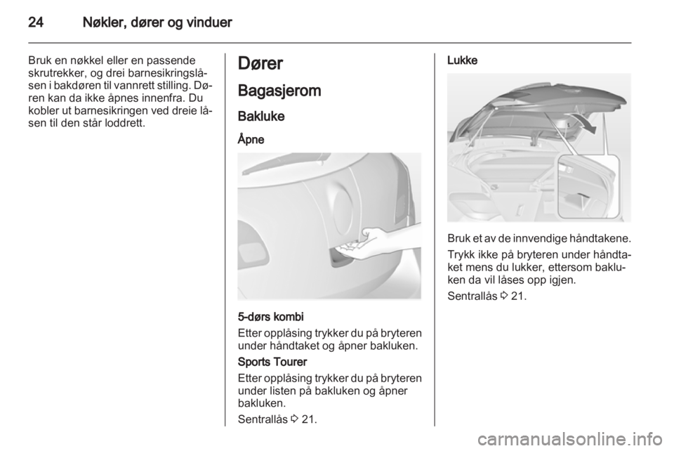 OPEL ASTRA J 2011.5  Instruksjonsbok 