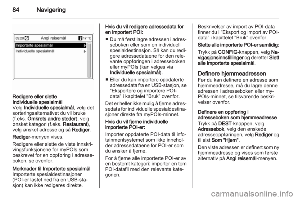 OPEL ASTRA J 2012  Brukerhåndbok for infotainmentsystem 