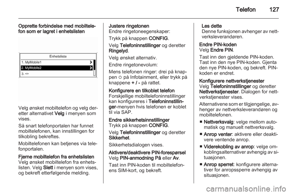 OPEL ASTRA J 2013  Brukerhåndbok for infotainmentsystem 