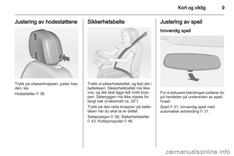 OPEL ASTRA J 2013  Instruksjonsbok 
