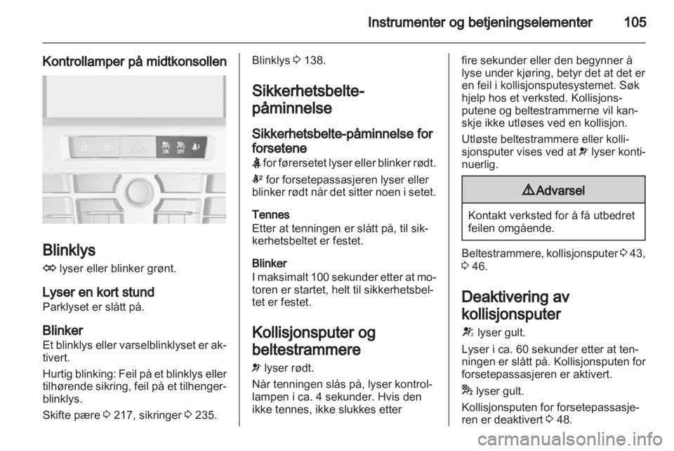OPEL ASTRA J 2013  Instruksjonsbok 