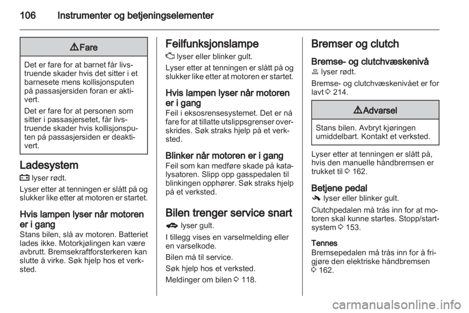 OPEL ASTRA J 2013  Instruksjonsbok 
