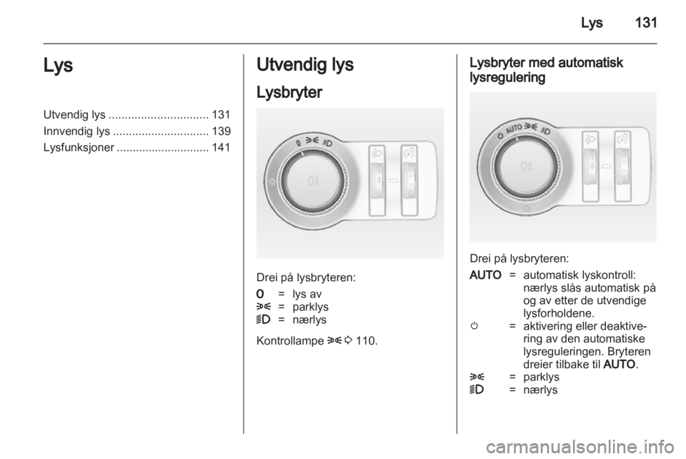 OPEL ASTRA J 2013  Instruksjonsbok 