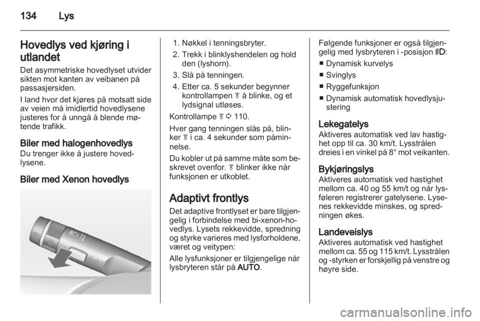 OPEL ASTRA J 2013  Instruksjonsbok 
