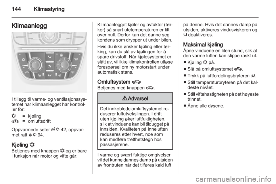 OPEL ASTRA J 2013  Instruksjonsbok 