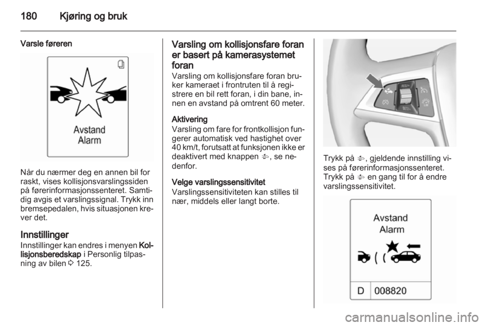 OPEL ASTRA J 2013  Instruksjonsbok 