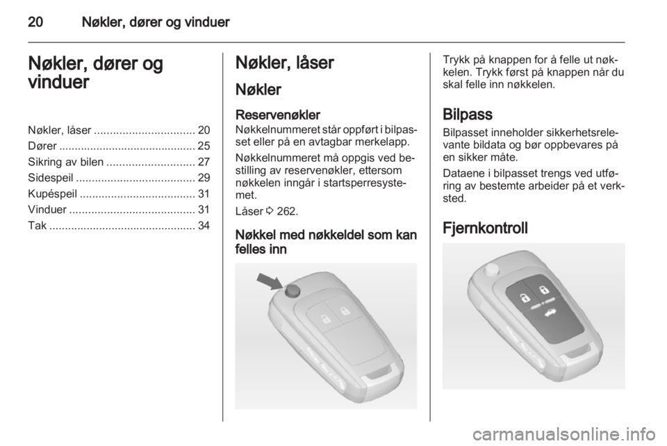 OPEL ASTRA J 2013  Instruksjonsbok 