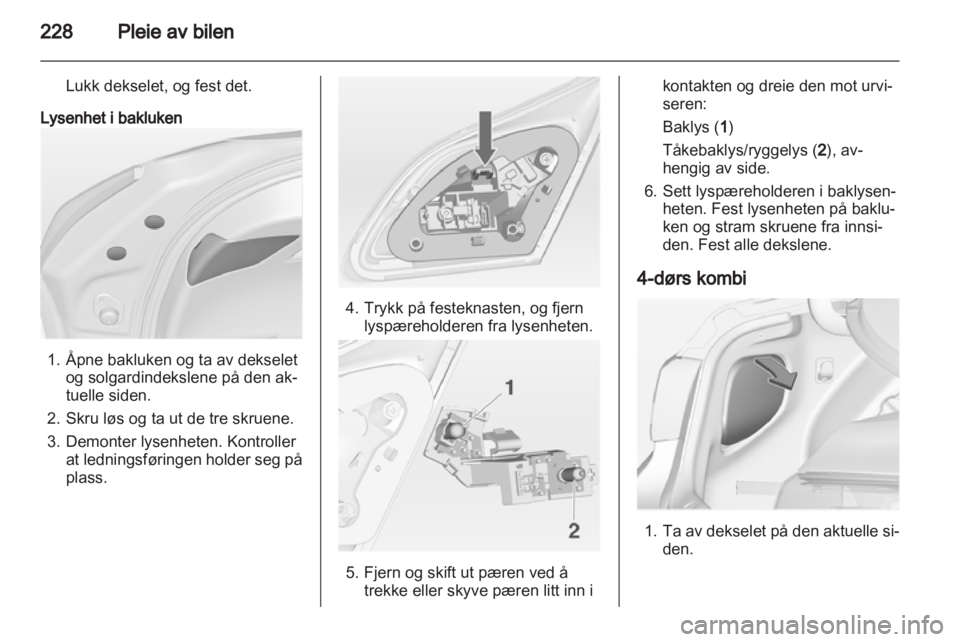 OPEL ASTRA J 2013  Instruksjonsbok 