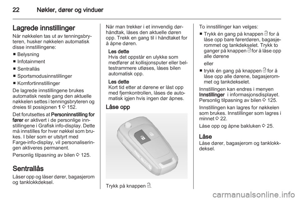 OPEL ASTRA J 2013  Instruksjonsbok 