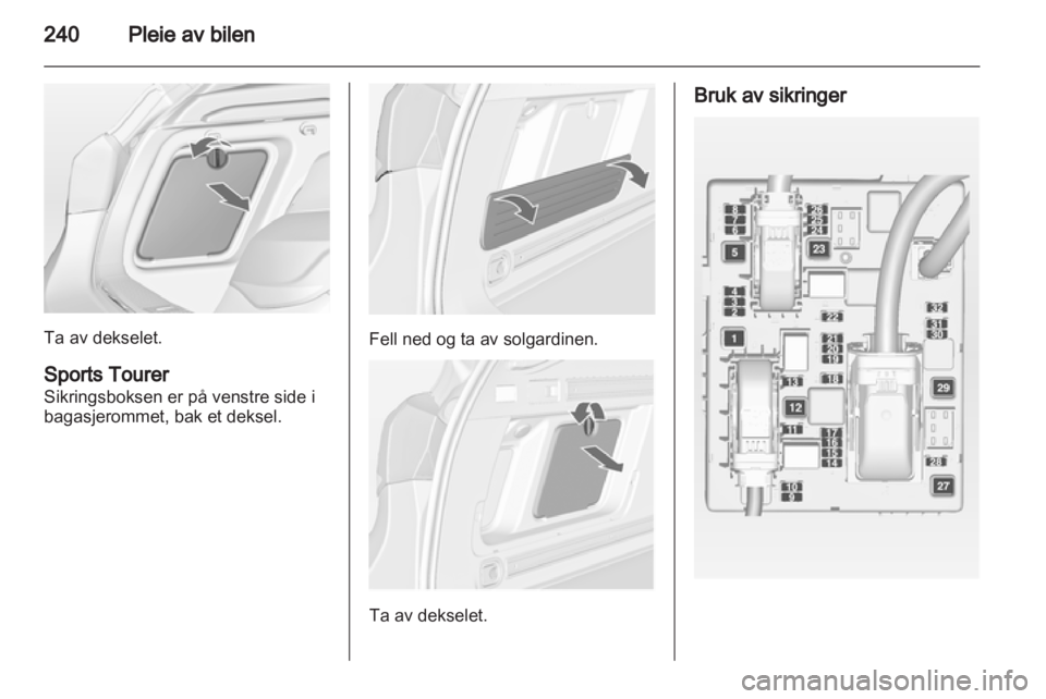 OPEL ASTRA J 2013  Instruksjonsbok 