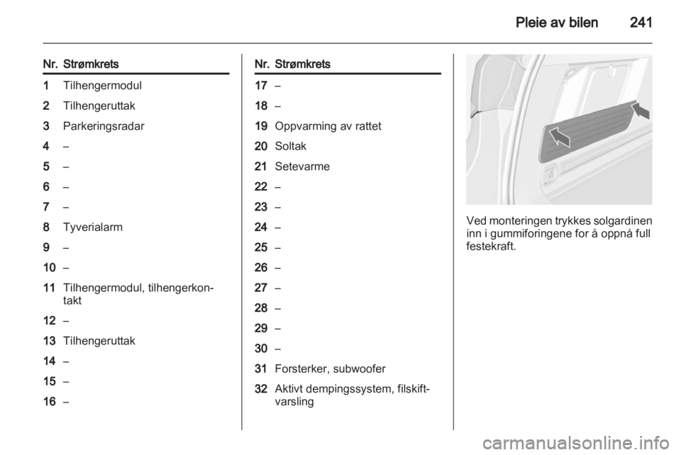 OPEL ASTRA J 2013  Instruksjonsbok 