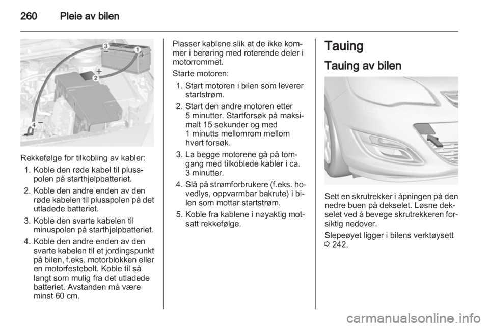 OPEL ASTRA J 2013  Instruksjonsbok 