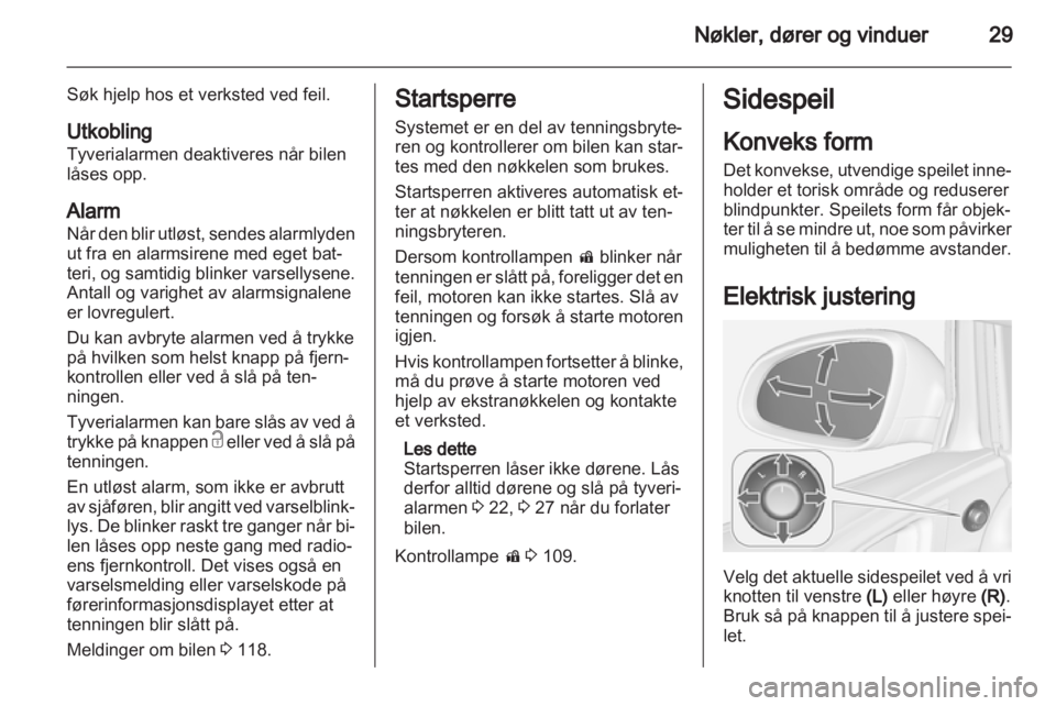 OPEL ASTRA J 2013  Instruksjonsbok 