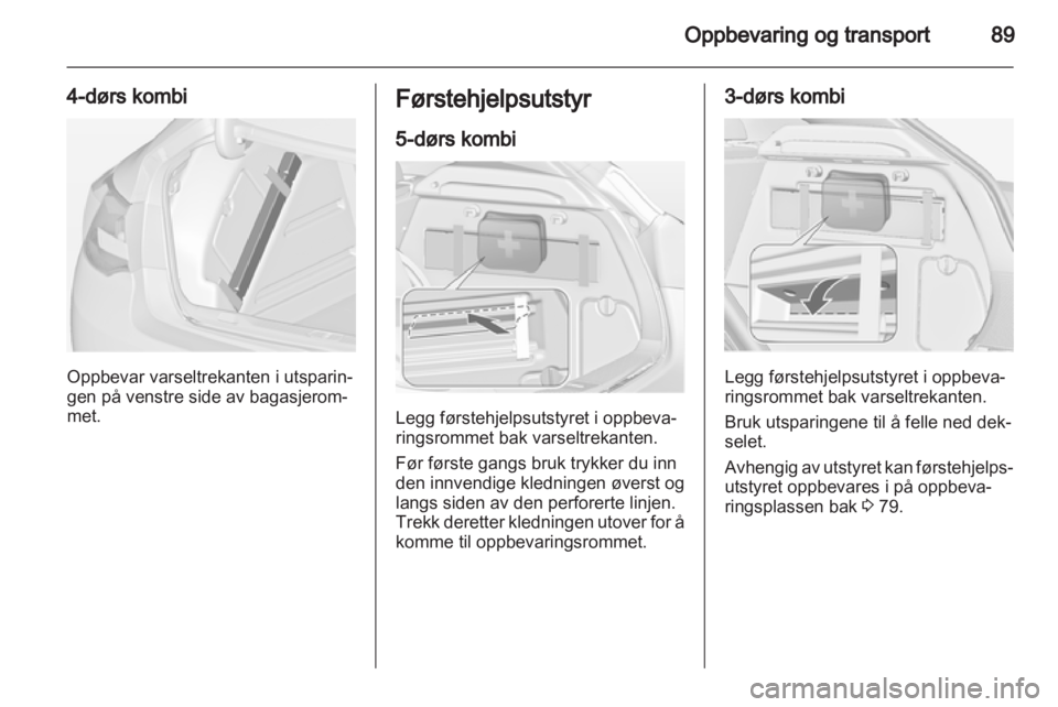 OPEL ASTRA J 2013  Instruksjonsbok 