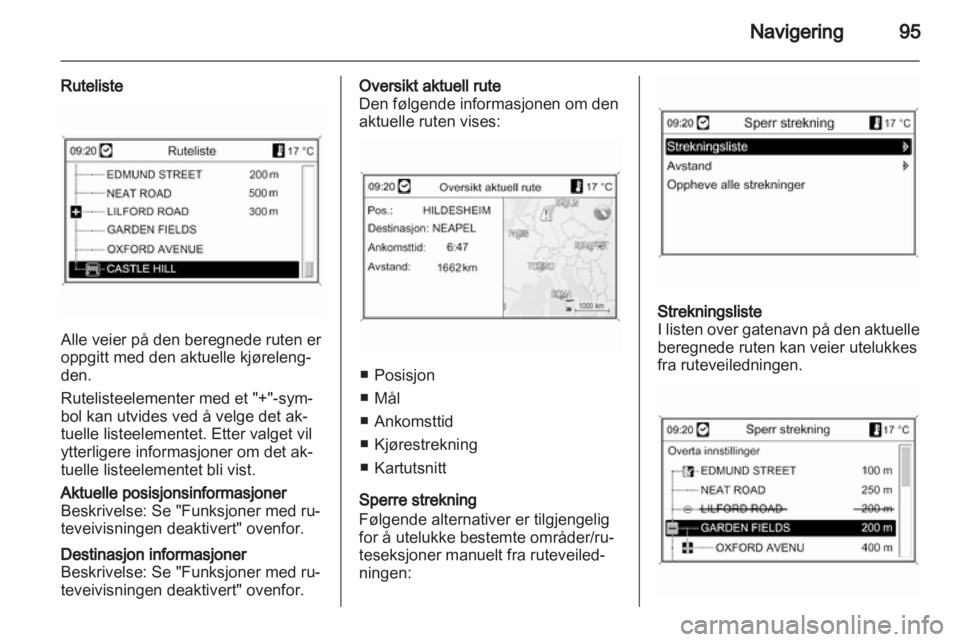 OPEL ASTRA J 2013.5  Brukerhåndbok for infotainmentsystem 