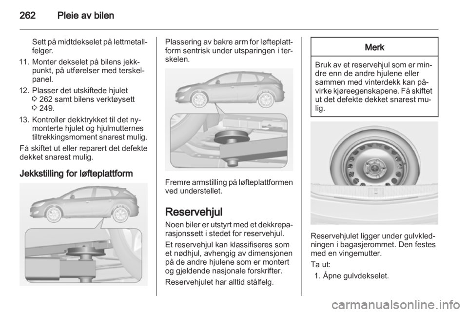 OPEL ASTRA J 2013.5  Instruksjonsbok 