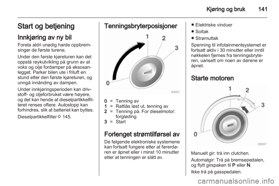 OPEL ASTRA J HB5 & ST 2012  Instruksjonsbok 