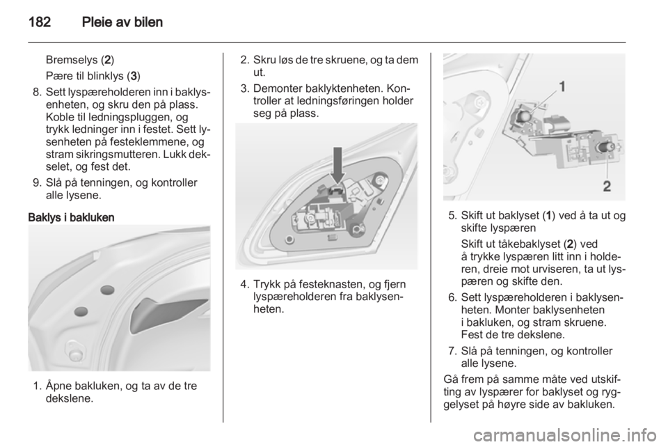 OPEL ASTRA J HB5 & ST 2012  Instruksjonsbok 