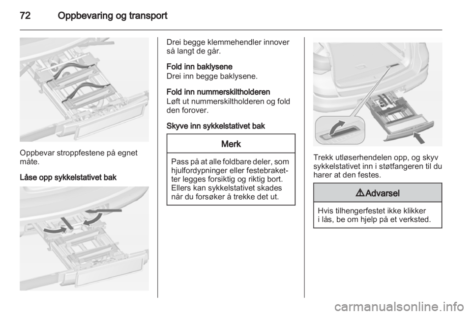 OPEL ASTRA J HB5 & ST 2012  Instruksjonsbok 