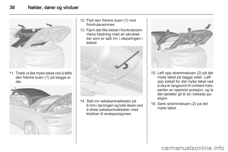 OPEL CASCADA 2013.5  Instruksjonsbok 