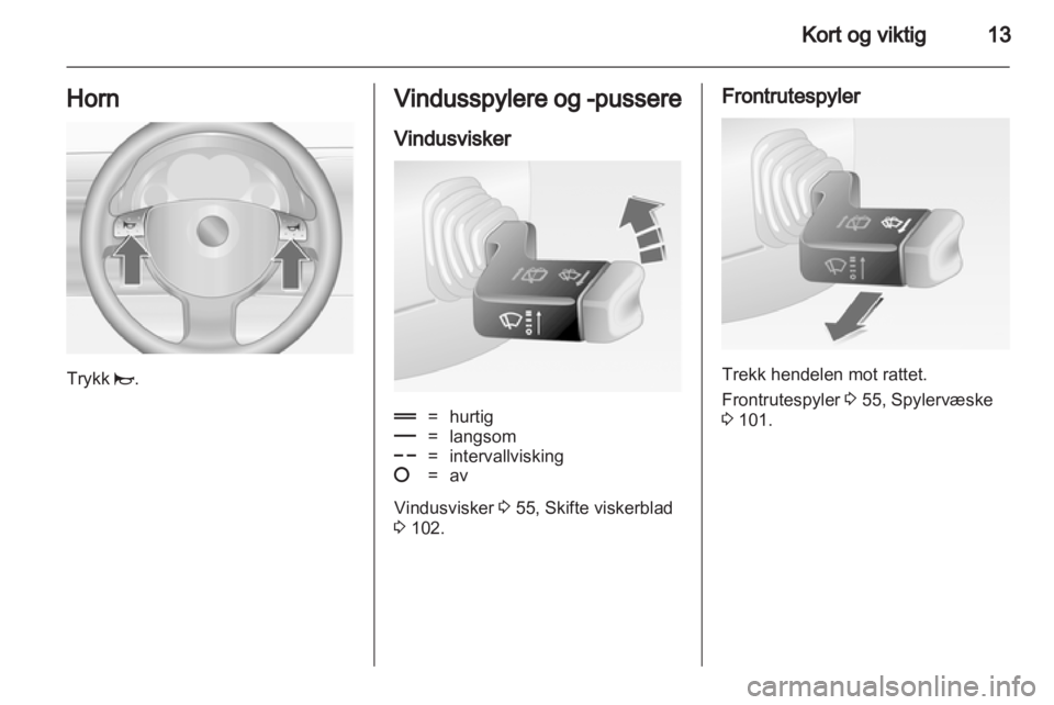 OPEL COMBO 2011  Instruksjonsbok 