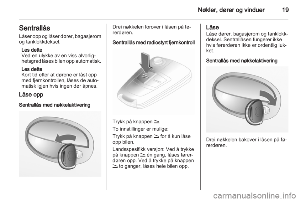 OPEL COMBO 2011  Instruksjonsbok 