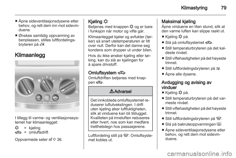 OPEL COMBO 2011  Instruksjonsbok 