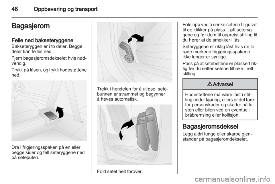 OPEL COMBO D 2012  Instruksjonsbok 