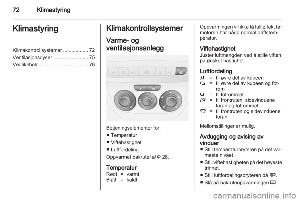 OPEL COMBO D 2012  Instruksjonsbok 