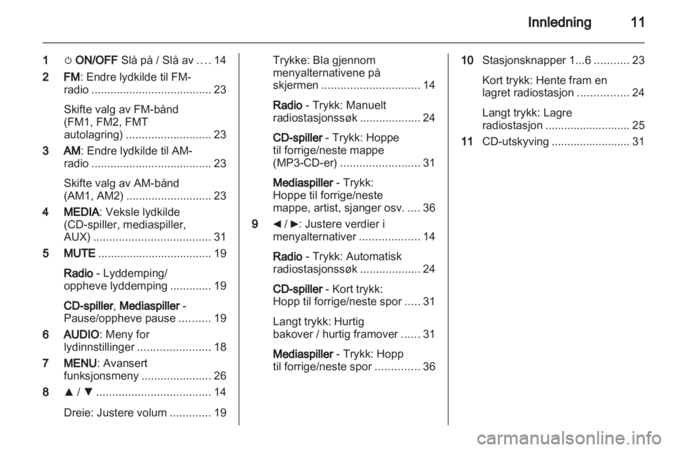 OPEL COMBO D 2013  Brukerhåndbok for infotainmentsystem 