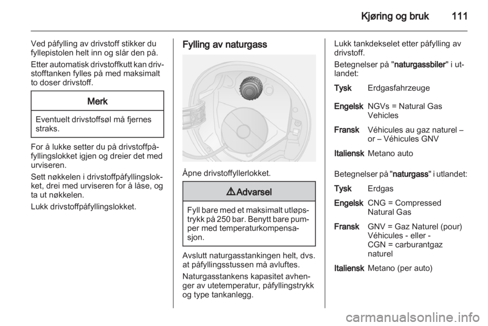OPEL COMBO D 2013  Instruksjonsbok 