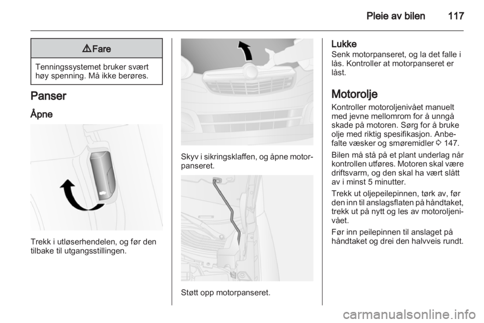 OPEL COMBO D 2013  Instruksjonsbok 