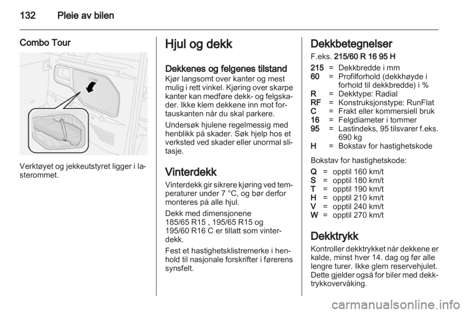 OPEL COMBO D 2013  Instruksjonsbok 